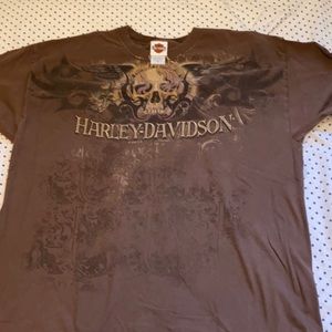 Harley Davidson short sleeve oversized shirt